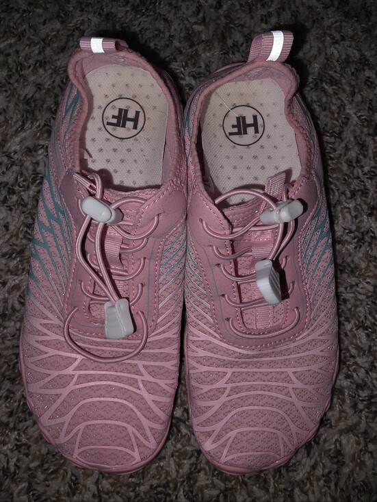 Shoes - HF Pink & Turquoise Water-Ready Slip-On Sneakers EU 37 / US 7